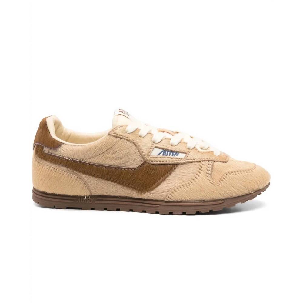 NEW AUTRY women's windspin sneaker in tan